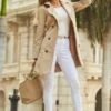 Ecru Double Breasted Trench Coat With Pockets -Sosandar Fashion Store 137 s22ow003nl0003 288 1 1