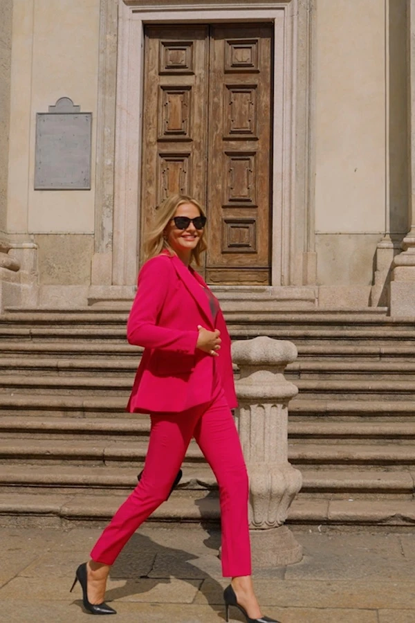 Petite Rich Pink Tailored Blazer 7 Petite Rich Pink Tailored Blazer - Image 5