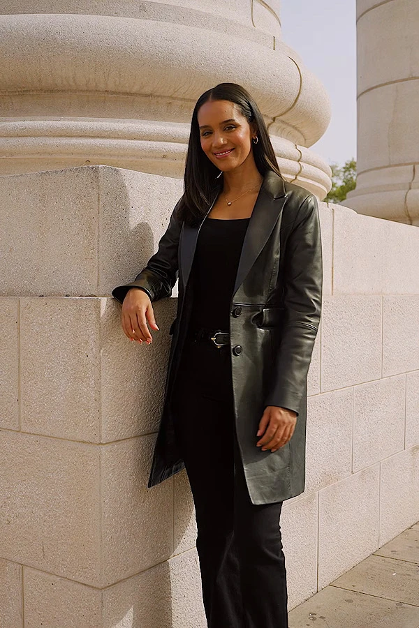 Black Premium Leather Longline Coat 9 Black Premium Leather Longline Coat - Image 7