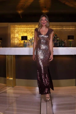 Rose Gold Ombre Premium Sequin Side Split Maxi Dress 15 Rose Gold Ombre Premium Sequin Side Split Maxi Dress -Sosandar Fashion Store 46da573272a724ad0829d49fc1c03250201b3fba