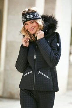 Dare 2B Houndstooth Check Insulated Ski Jacket 15 Dare 2B Houndstooth Check Insulated Ski Jacket -Sosandar Fashion Store 47 a21le026bk a21le030bk a21le032bk 216