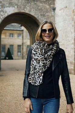 Leopard Print Scarf 9 Leopard Print Scarf -Sosandar Fashion Store 50b6a169d0d43315d2ef23f9de374b73c873ce84