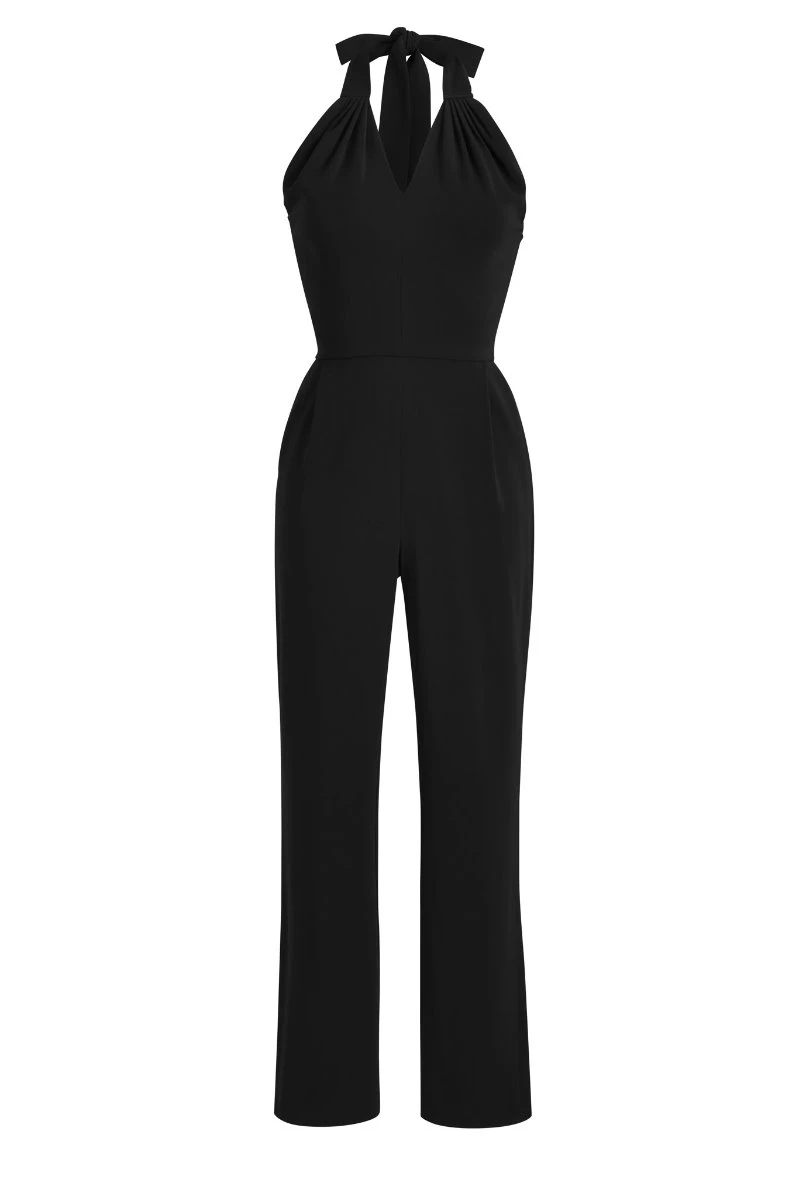 Black Halter Neck Jumpsuit 7 Black Halter Neck Jumpsuit - Image 5