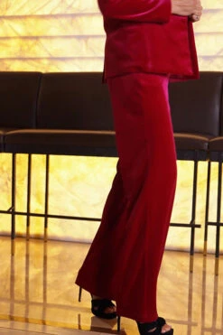 Raspberry Pink Velvet Wide Leg Trousers 15 Raspberry Pink Velvet Wide Leg Trousers -Sosandar Fashion Store a2fdb79077d3c49dff57000a4e1b752d9e8454ff