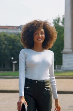 Silver Metallic Fine Rib Knit Jumper 13 Silver Metallic Fine Rib Knit Jumper -Sosandar Fashion Store bed0deda486fc3433f98f59adcdf8c6fdfee4e53