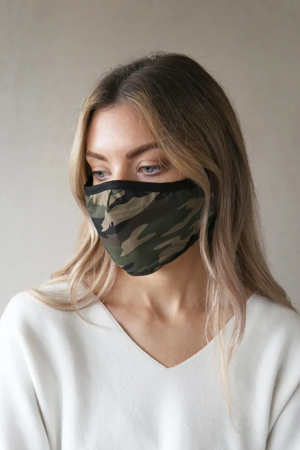 Breathe Camouflage Premium Organic Cotton Face Mask 4 Breathe Camouflage Premium Organic Cotton Face Mask - Image 2