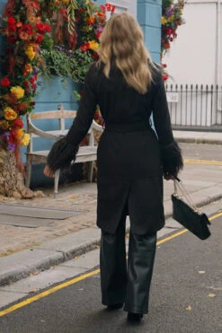 Black Luxe Faux Suede & Fur Afghan Coat 15 Black Luxe Faux Suede & Fur Afghan Coat -Sosandar Fashion Store cc5eaa809bae2f7e5122ad91f4fab55fc6472561