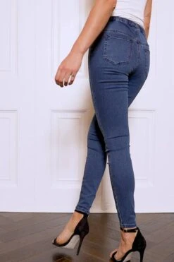 Mid Blue Perfect Jeggings 17 Mid Blue Perfect Jeggings -Sosandar Fashion Store de6c12a83210e4946e2c1d05467e5614c655278d