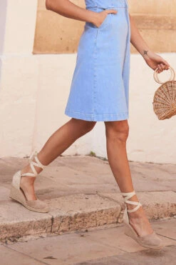 Perla Taupe Suede Valenciana Wedge Espadrille 12 Perla Taupe Suede Valenciana Wedge Espadrille -Sosandar Fashion Store perla taupe