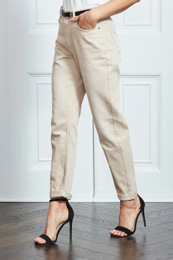 Ecru Girlfriend Jeans 8 Ecru Girlfriend Jeans - Image 6