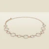 Circle Chain Waist Belt With Diamante Trim -Sosandar Fashion Store s23ac009mc a