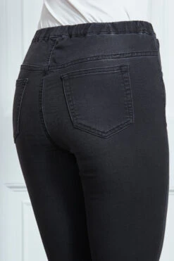 Charcoal Grey Perfect Jeggings 22 Charcoal Grey Perfect Jeggings -Sosandar Fashion Store s27 s21bd016gy 027