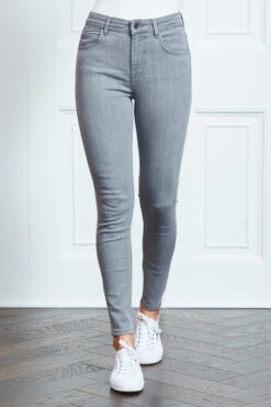 Light Grey Perfect Skinny Jeans 16 Light Grey Perfect Skinny Jeans -Sosandar Fashion Store s9 s20bd002gy0003 056