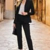 Black Satin Detail Tuxedo Blazer -Sosandar Fashion Store web 58 a19ow016 a19bw010bk 186rc 2