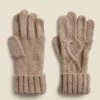 Kelly Stone Cable Knit Gloves 2 Kelly Stone Cable Knit Gloves -Sosandar Fashion Store web a21ac030ne a
