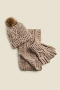 Kelly Stone Cable Knit Scarf 9 Kelly Stone Cable Knit Scarf -Sosandar Fashion Store web a21ac031be c 2