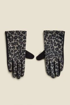 Oslo Leopard Print Gloves -Sosandar Fashion Store web a21ac12bkan a