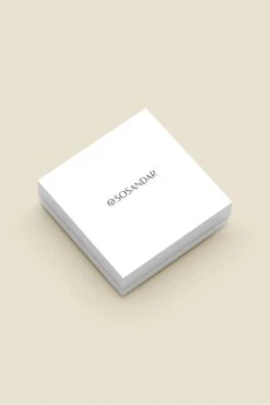 Silver Diamante Stone Detail Necklace -Sosandar Fashion Store web box 4 2