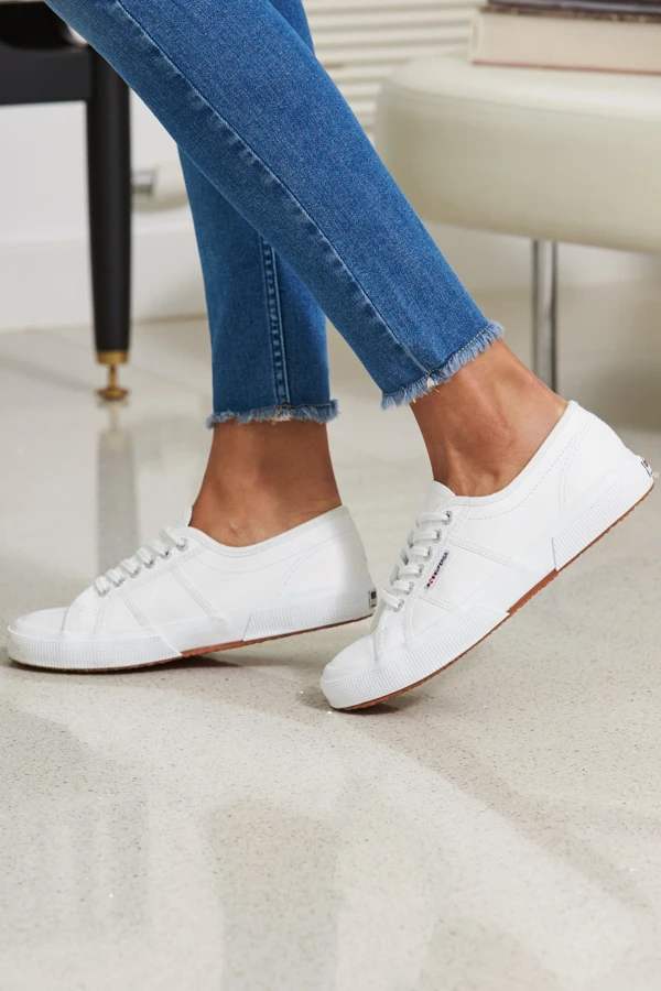 Superga 2750 Cotu Classic White Canvas Trainers 3 Superga 2750 Cotu Classic White Canvas Trainers