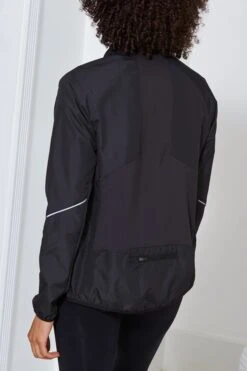Black Motivate Activewear Zip Jacket With Pockets -Sosandar Fashion Store web d2s5 s21aw045 s21aw050 s21aw024 134