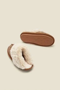 Leopard Print Suede Mule Slippers With Faux Fur Lining 7 Leopard Print Suede Mule Slippers With Faux Fur Lining -Sosandar Fashion Store web sosandar animalprintmule c