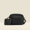 Black Nylon Square Cross Body Bag 2 Black Nylon Square Cross Body Bag -Sosandar Fashion Store web sosandar nylonbag a