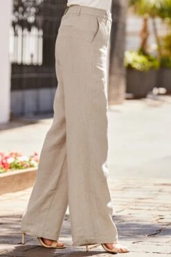 Natural Linen Wide Leg Trousers 11 Natural Linen Wide Leg Trousers -Sosandar Fashion Store web2 2304 57 s23bw019nl0003 s20ow006nl0003 s23tj110cm0001 57 553 1