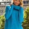 Bright Blue Roll Neck Super Soft Knitted Jumper 1 Bright Blue Roll Neck Super Soft Knitted Jumper -Sosandar Fashion Store web 04 s20ow009nl s21tk375nl a20bd002be 024 black jeans rt