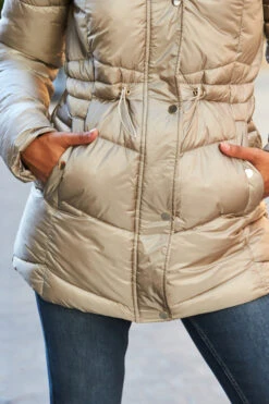 Stone Metallic Padded Coat With Fur Hood 15 Stone Metallic Padded Coat With Fur Hood -Sosandar Fashion Store web 18 a22ow013st0001 264