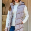 Taupe Padded Gilet With Pockets -Sosandar Fashion Store web 18 s23ow050bn0003 092