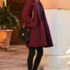Burgundy Super Cosy Borg Coat -Sosandar Fashion Store web 19 a25ow046rd0005 076 rc