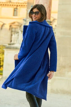 Cobalt Blue Super Cosy Longline Borg Coat 11 Cobalt Blue Super Cosy Longline Borg Coat -Sosandar Fashion Store web 1 a21ow001bn a20bd020bk 122 cobalt rt