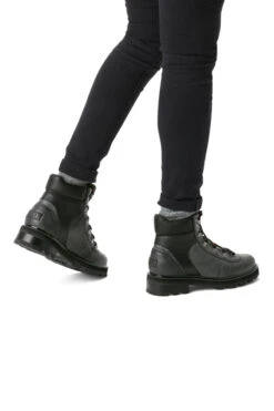 Sorel Black Short Laced Up Hiker Boot 13 Sorel Black Short Laced Up Hiker Boot -Sosandar Fashion Store web 2009291 010 a9 1