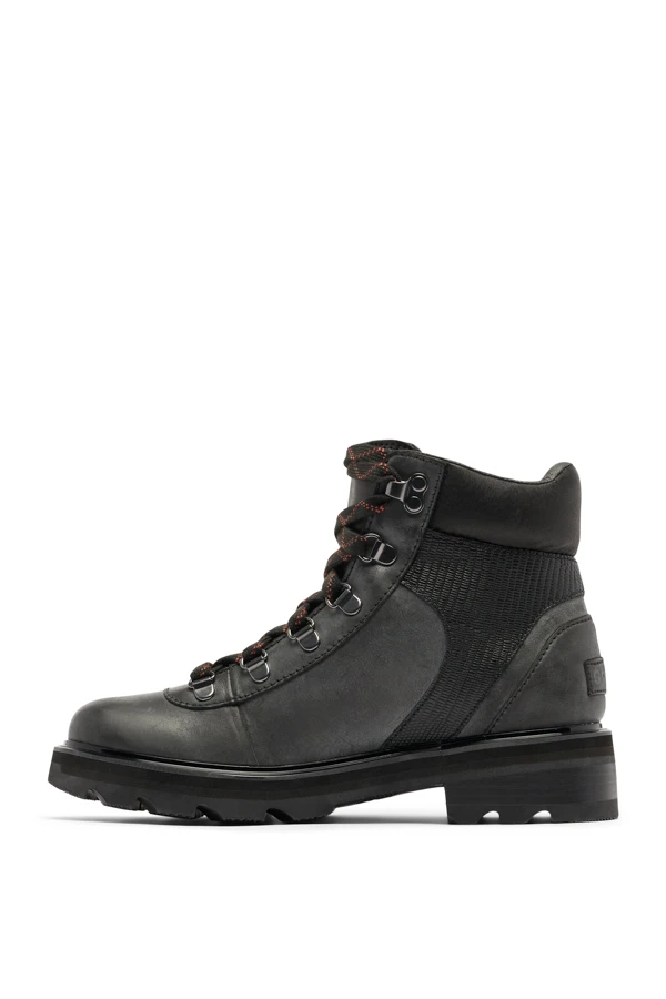 Sorel Black Short Laced Up Hiker Boot 4 Sorel Black Short Laced Up Hiker Boot - Image 2