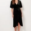 Black Velvet Wrap Dress -Sosandar Fashion Store web 2018 11 15 sosandar ecom shot 20 007