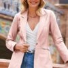 Soft Pink Luxe Leather Blazer -Sosandar Fashion Store web 2303 101 a21ol006pk0021 141 rc