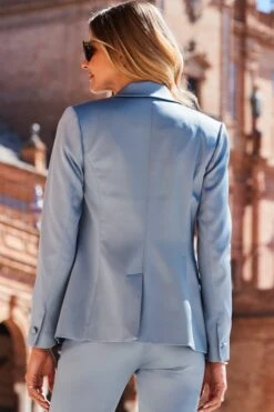 Soft Blue Premium Satin Tuxedo Blazer -Sosandar Fashion Store web 2303 12 a22bw020be0012 a22ow038be0012 a21tw070cm0002 12 499 rt 1