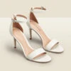 Nia Ivory Croc Leather Barely There High Heel Sandal -Sosandar Fashion Store web 2303 box s23fw037we0001 b