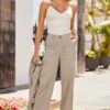 Natural Linen Wide Leg Trousers 2 Natural Linen Wide Leg Trousers -Sosandar Fashion Store web 2304 57 s23bw019nl0003 s20ow006nl0003 s23tj110cm0001 57 353 rt