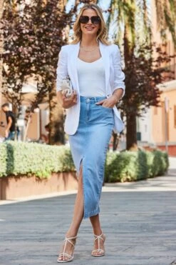 White Linen Blazer -Sosandar Fashion Store web 2306 71 s23sd010dm001w s23tj166wh0001 71 009 3