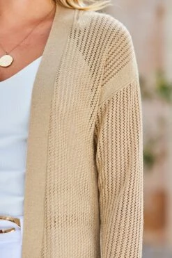 Gold Metallic Mesh Maxi Cardigan -Sosandar Fashion Store web 2306 96 s23tk960mc0017 96 234 rt