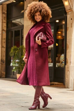 Blake Burgundy Leather Zip Knee High Boot 13 Blake Burgundy Leather Zip Knee High Boot -Sosandar Fashion Store web 2307 01 a22dk650rd0011 a23ow053rd0011 01 044 3