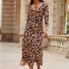 Leopard Print Cross Strap Midi Jersey Dress -Sosandar Fashion Store web 2307 73 s23dj245ld0001 73 010