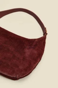 Brown Faux Fur Shoulder Bag 10 Brown Faux Fur Shoulder Bag -Sosandar Fashion Store web 2307 box a23ac007pt0004 c