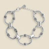 Silver Chunky Chain Link Bracelet 2 Silver Chunky Chain Link Bracelet -Sosandar Fashion Store web 2308 box a23ac033mc00050one a