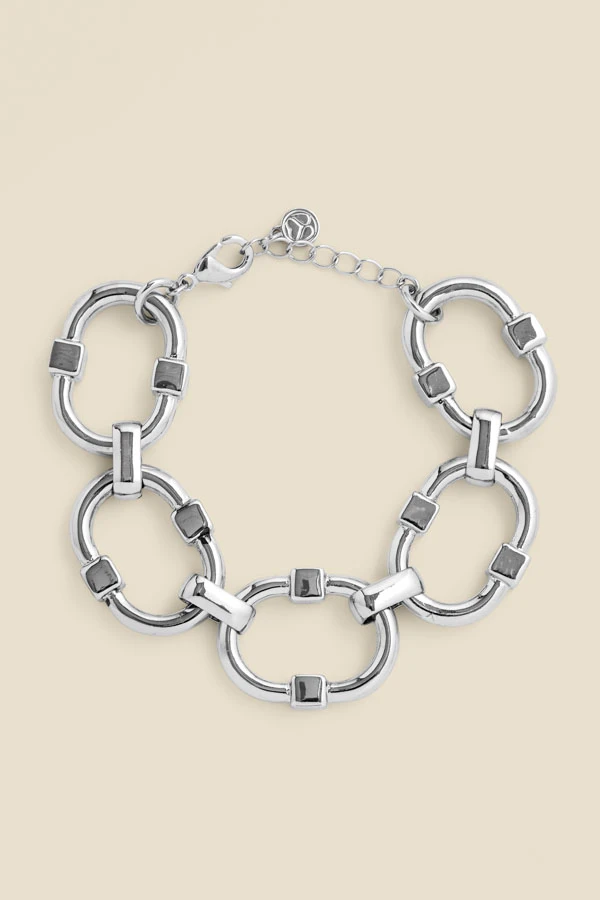 Silver Chunky Chain Link Bracelet 3 Silver Chunky Chain Link Bracelet