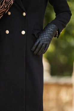 Black Double Breasted Longline Wool Coat -Sosandar Fashion Store web 2309 03 a23ow026bk0001 a23dw091bk0001 s20as002be0027 aw19as01mi0001 a23ac064bk0001 03 337