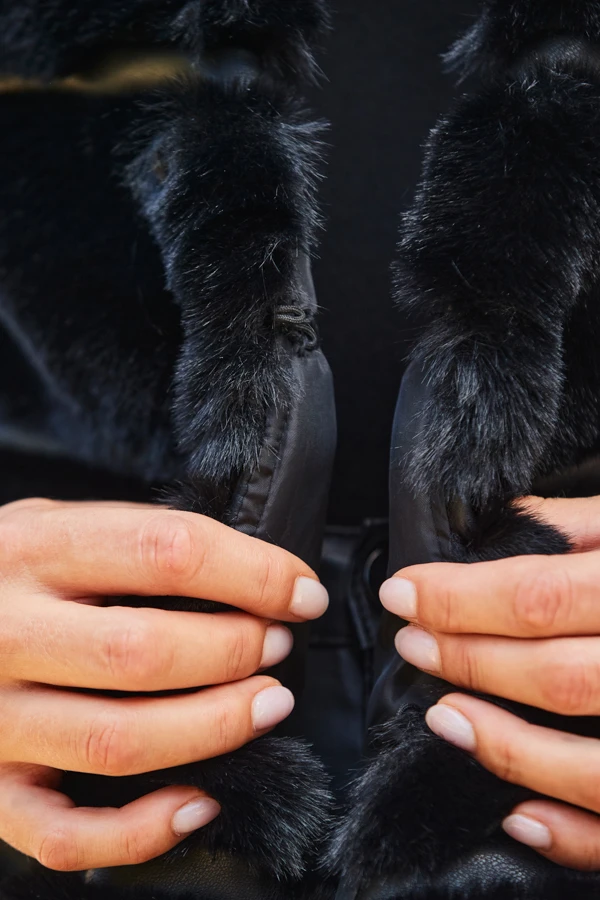 Black Luxe Faux Fur Gilet 9 Black Luxe Faux Fur Gilet - Image 7