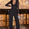 Black Luxe Lace Wide Leg Jumpsuit -Sosandar Fashion Store web 2309 75 a23jj007bk0001 75 027 2
