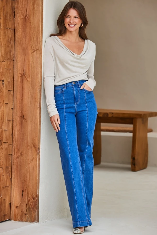 Champagne Gold Shimmer Cowl Neck Top 7 Champagne Gold Shimmer Cowl Neck Top - Image 5